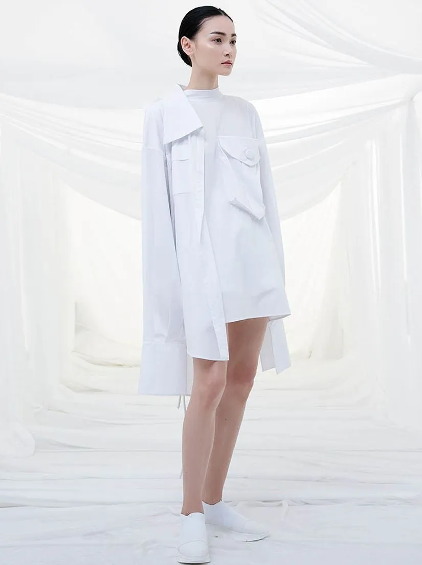 Embellished Shirt Dress
