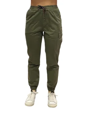 Hangar93 Military cotton trousers with 1 side pocket Z2641J MIL02 army green